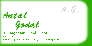 antal godal business card